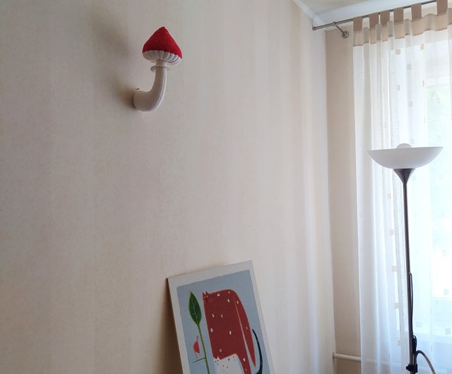 きのこベニテングタケ壁掛け装飾、きのこ装飾、森 - ショップ