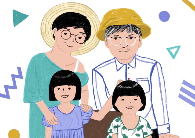 似顏繪專線 portraits | 電子檔 + 3R數碼照片 - 似顏繪/客製畫 - 其他材質 