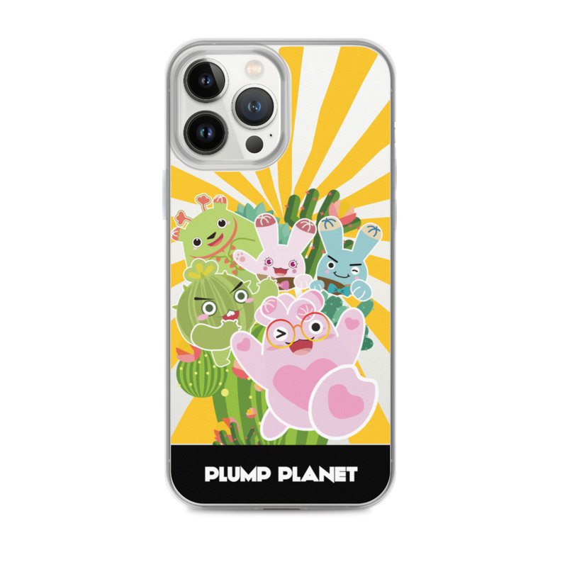 Cactus Fun Play 防摔手機透明軟殼 iphone 13 12 11 Pro max - 手機殼/手機套 - 塑膠 黃色