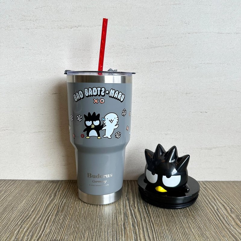 【Buderus】Sanrio co-branded ceramic Ice Cup 900ml Cool Penguin - Vacuum Flasks - Stainless Steel Multicolor