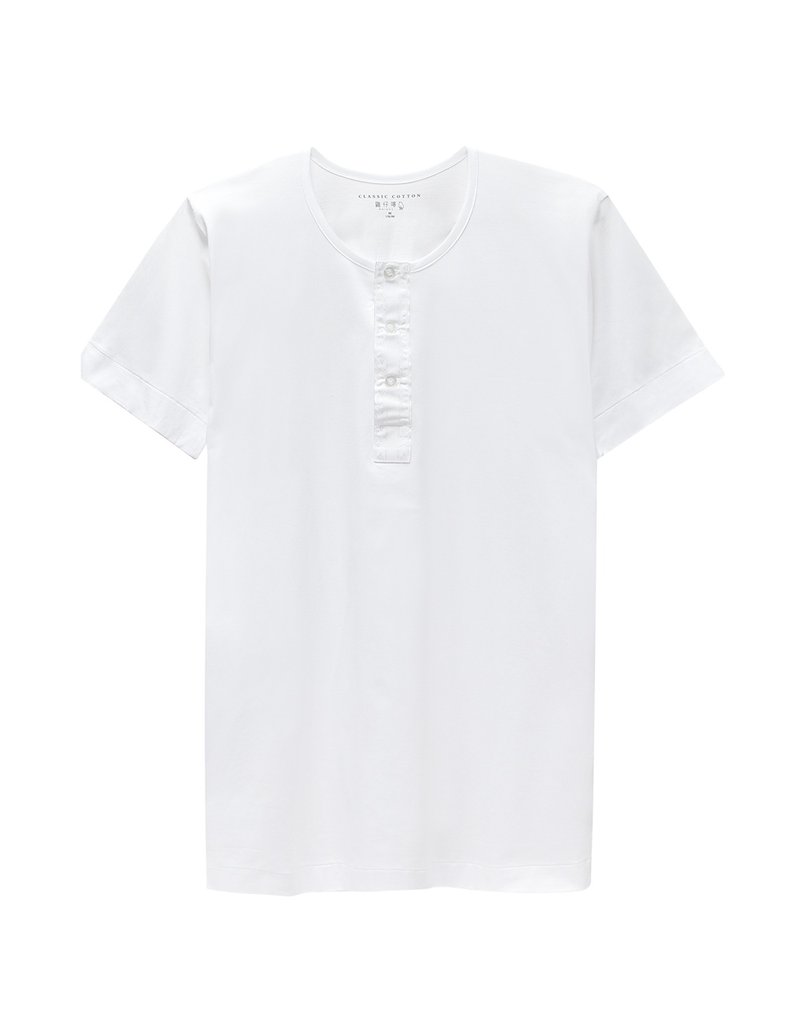 クラシック・シャンライン - 3つボタンシャツ - Tシャツ メンズ - コットン・麻 