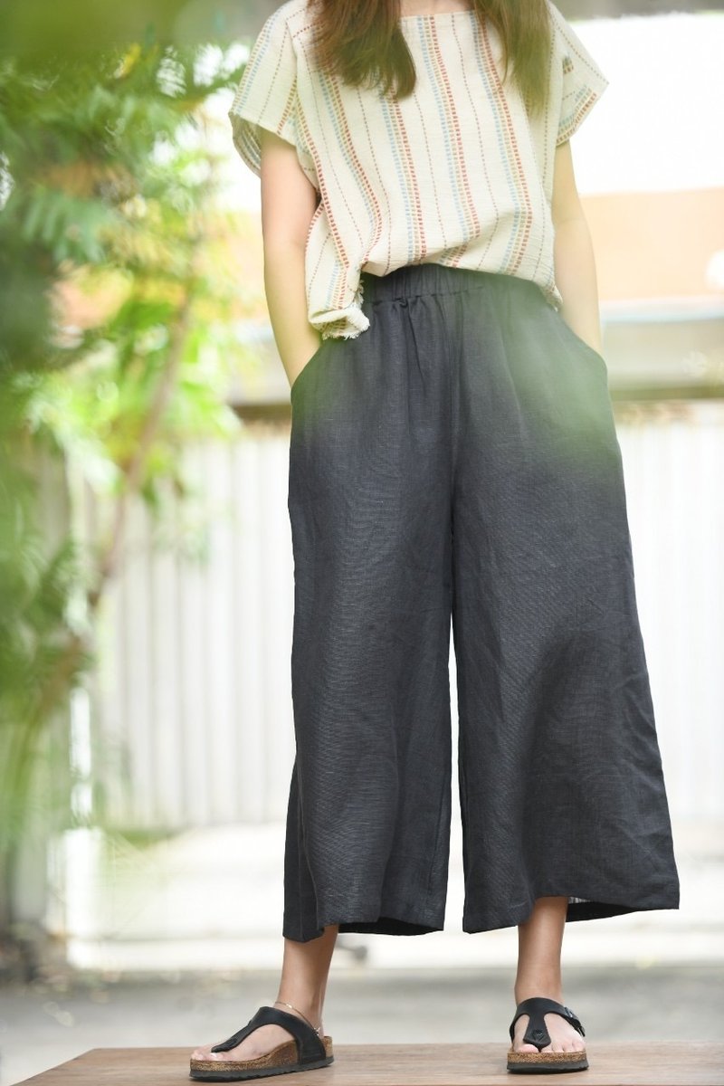 Wide leg pants - Women's Pants - Linen 