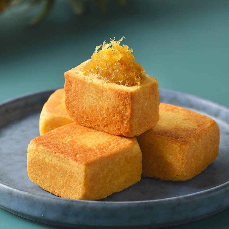 【三統】黃金鳳梨酥 - 伴手禮 過年 中秋 端午 台灣手信 禮盒 - 蛋糕/甜點 - 新鮮食材 橘色