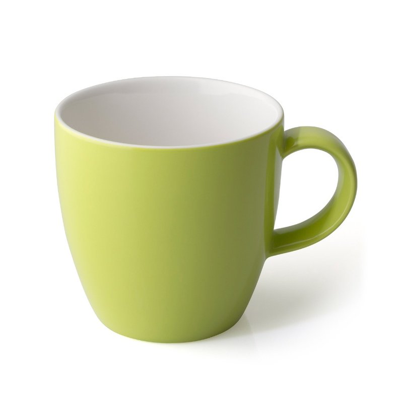 American FORLIFE Classic Round Tea Cup/Coffee Cup Single - Lime Green - Cups - Porcelain Green