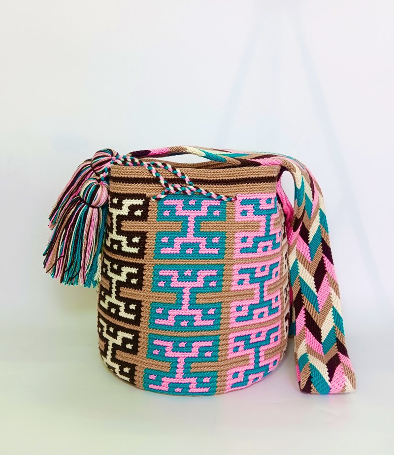 กระเป๋าวายูงาน5สี เฉดสีโทนหวาน - กระเป๋าแมสเซนเจอร์ - ผ้าฝ้าย/ผ้าลินิน 