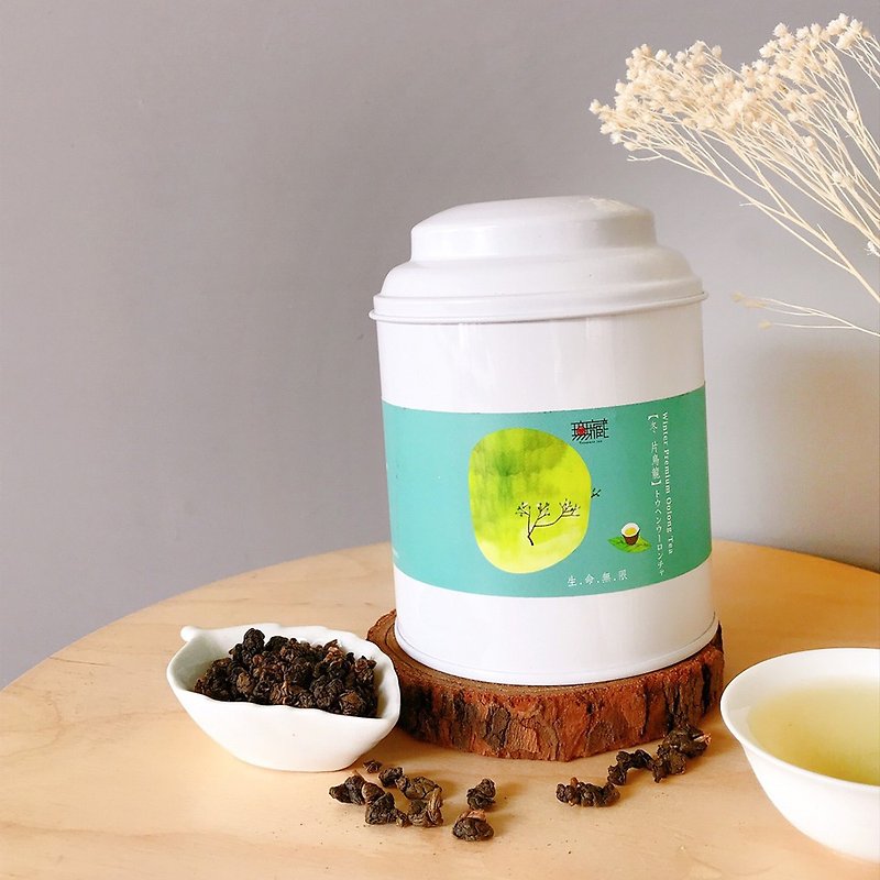 A-Li shan High moumtain Winter Premium Oolong tea - 100g/can(Vacuum packaging) . - Tea - Fresh Ingredients Multicolor
