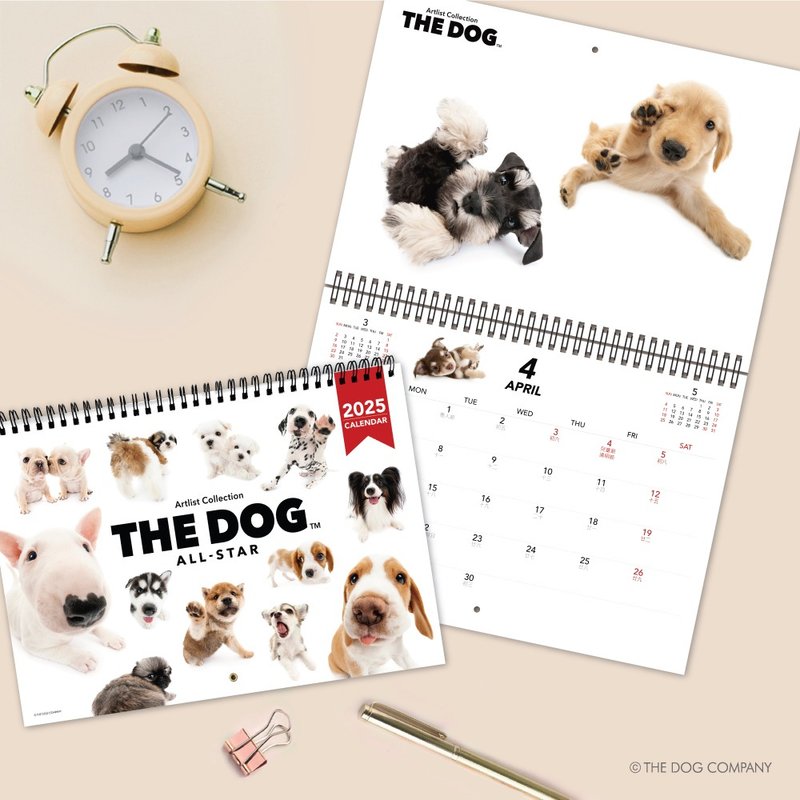 JzFun / THE DOG 2025 Wall Calendar - ปฏิทิน - กระดาษ 