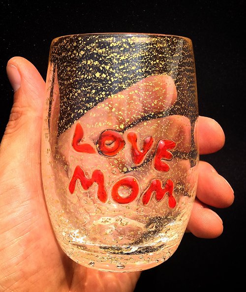 yugen-glass-japan LOVE MOM Glass
