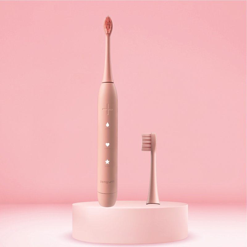 ZenyumSonic (Pink) + Premium DuPont Brush Head 1Pc #Electric Toothbrush - แปรงสีฟัน - วัสดุอื่นๆ สึชมพู