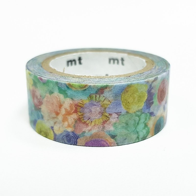 mt fab Pearl Masking Tape / Quilling Flowers (MTPL1P05) / 2019SS - Washi Tape - Paper Multicolor