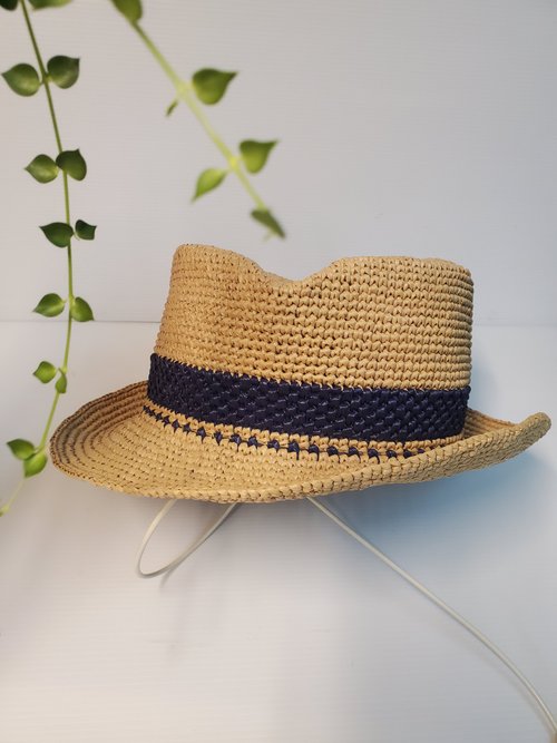 L'arist cratie ハンドメイド 麦わらボンネット ストローボンネ