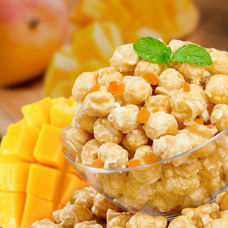 CANDY POPPY Fructose Popcorn | Love Summer Mango - ขนมคบเคี้ยว - วัสดุอื่นๆ สีเหลือง