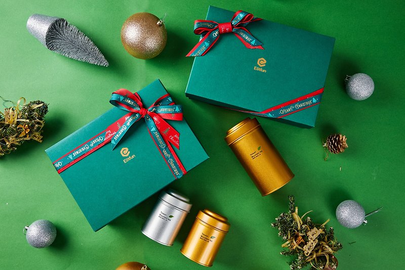 Chitose green. Top tea gift box | Christmas limited packaging - お茶 - 食材 グリーン