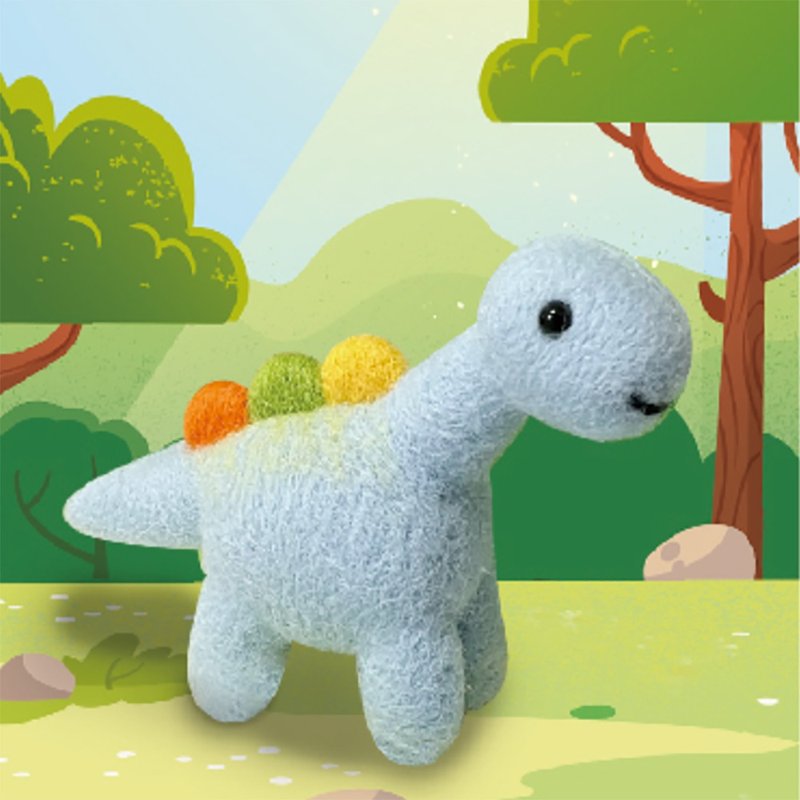 Wool Felt Q Adorable Small Animal—Little Dinosaur Adventure - Knitting, Embroidery, Felted Wool & Sewing - Wool 