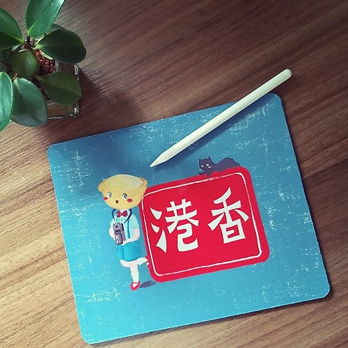 Vy Vy Chung Illustrations 【The Old Days Of HK】滑鼠墊 mouse pad