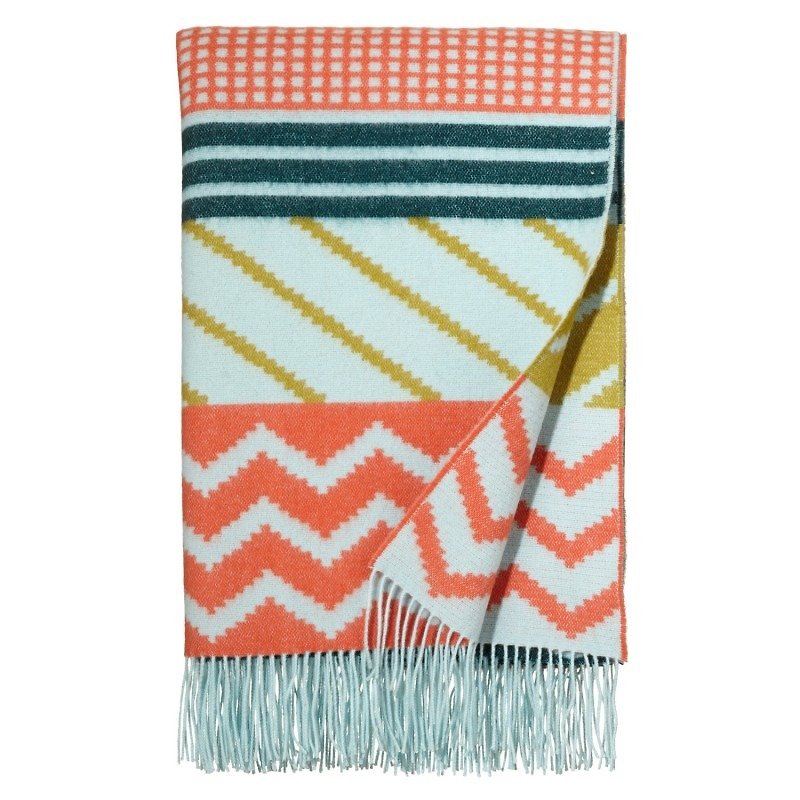 Allsorts pure wool woven blanket - Blankets & Throws - Wool Multicolor