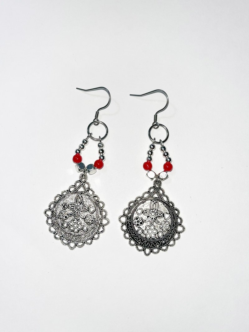 yufengyao earrings - ต่างหู - โลหะ สีเงิน