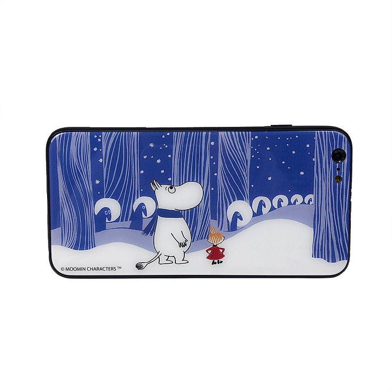 Moomin授權-手機玻璃殼,AE01 - 手機殼/手機套 - 玻璃 藍色