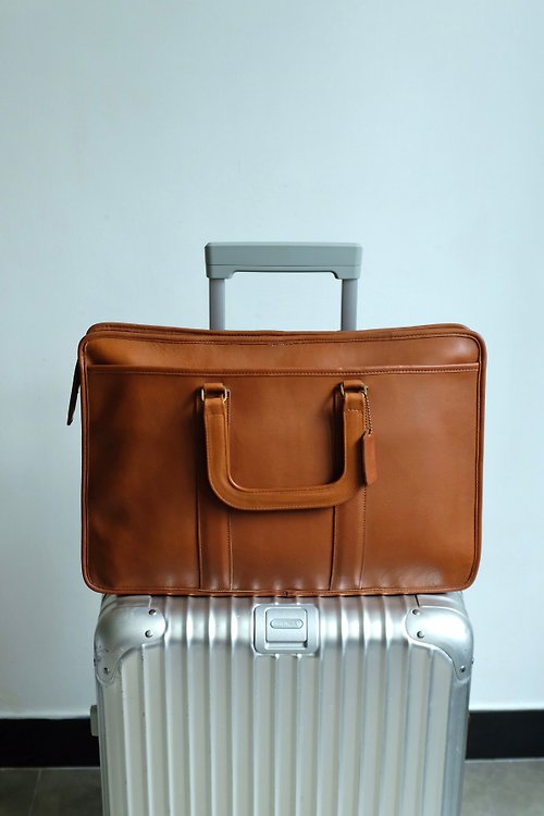 Pattern Vintage Vintage Coach Bag古董包/皮革袋/中古袋/公事包/手提包
