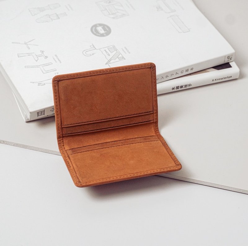 Essala Card Holder Wallet - Colin - 其他 - 真皮 橘色