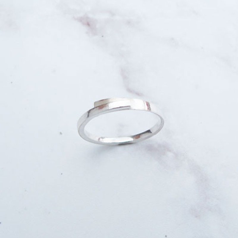 Big staff Taipa [manual × custom × DIY] overlapping sterling silver female ring can come to the store DIY can be mastered - General Rings - Sterling Silver Silver