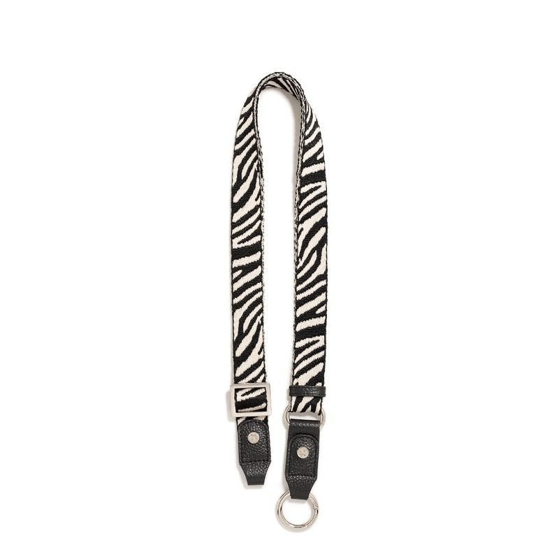 HOPE Zebra-print woven adjustable phone strap - light linen - Other - Other Materials Multicolor