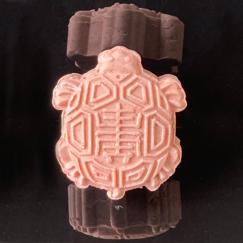 長壽福龜草本香氛軟皂 佳節禮贈 婚禮小物 2顆一組 - 沐浴乳/沐浴用品 - 其他材質 金色