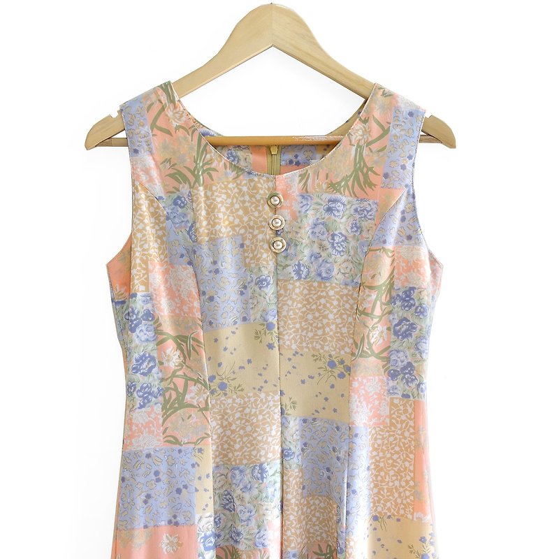 │Slowly│ vintage straps dress 6│vintage. Retro. Literature. - One Piece Dresses - Polyester Multicolor