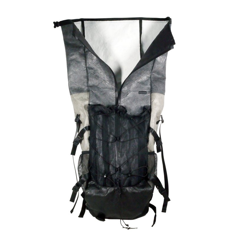 【客製化禮物】拼色 6dots 登山包 中開 拉鍊 40L 55L背包 露營 - 後背包/背包/書包 - 防水材質 多色