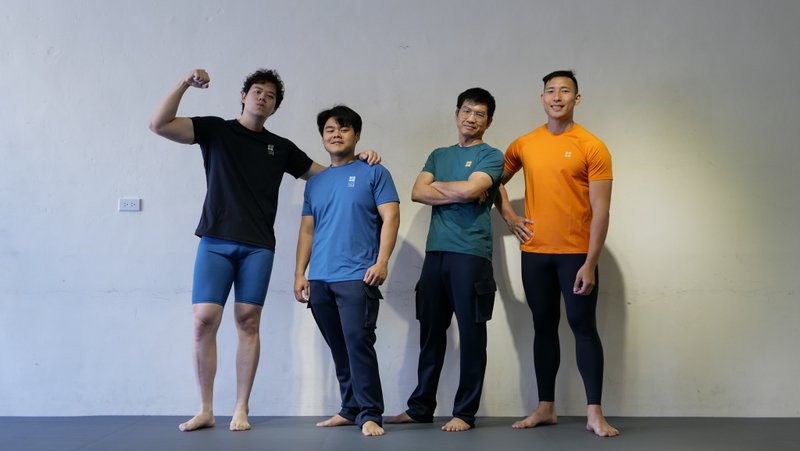 冰感尼龍 乾爽 膠原蛋白 男版/中性上衣 內搭衣 - 男 T 恤 - 其他人造纖維 橘色