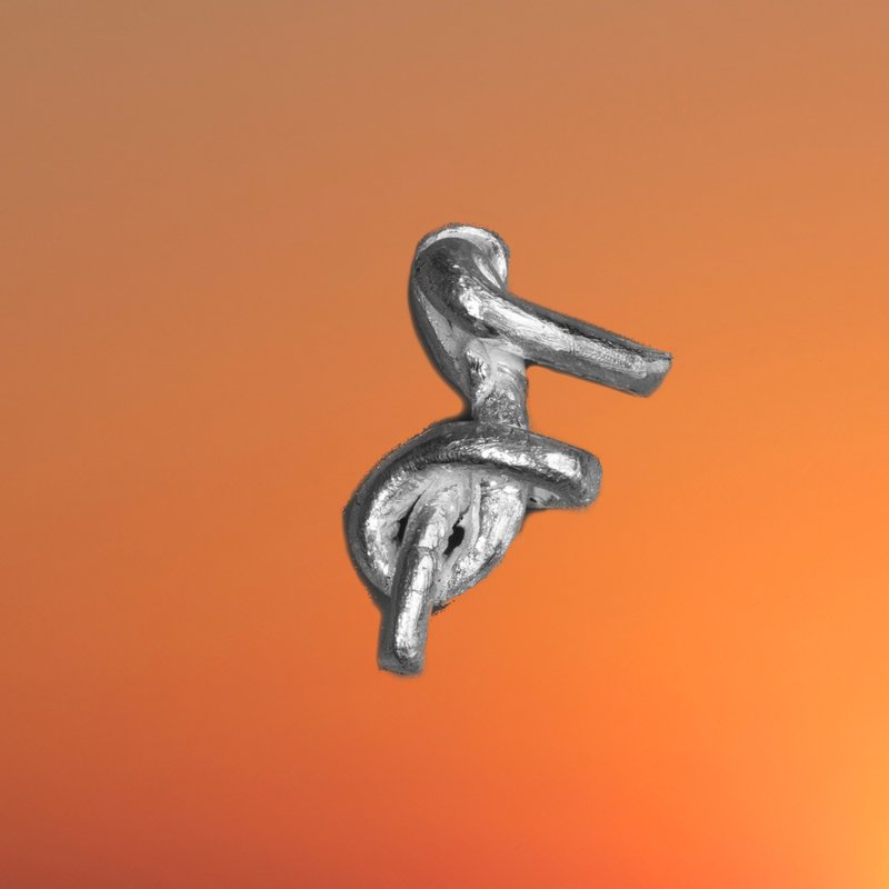 Knot Alphabet Pendant Silver 99.99 / F / - 其他 - 純銀 銀色