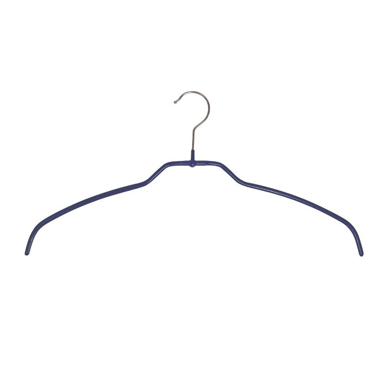 [Germany MAWA] Fashionable non-marking anti-slip clothes hanger 45cm (black/10 pieces) - Hangers & Hooks - Other Metals Black