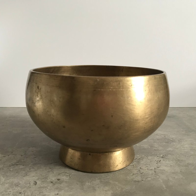 古董頌缽 Naga 聖杯 Singing Bowl 底輪聲音療癒冥想瑜伽放鬆 - 其他 - 其他金屬 