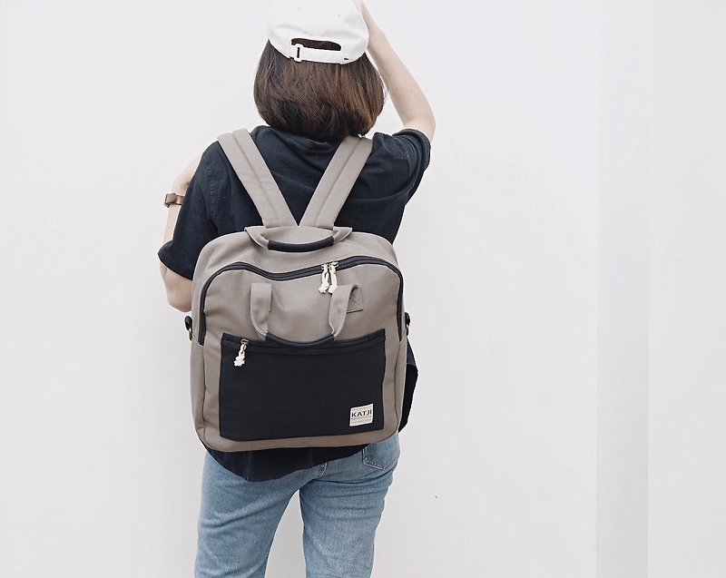 SQUARE UP : SMOKE - Backpacks - Other Materials Black