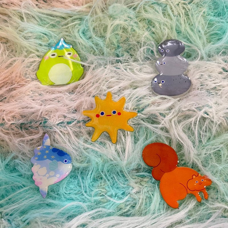 humor star 壓克力胸針 - 徽章/別針 - 塑膠 