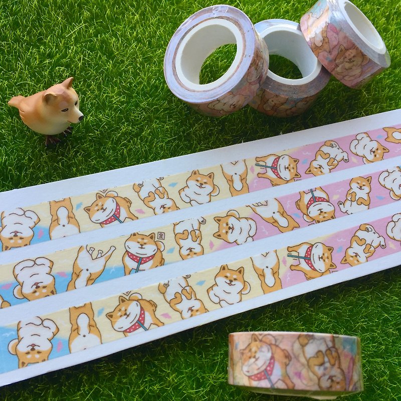 Shiba Inu various daily paper tape P0015 - Washi Tape - Paper 