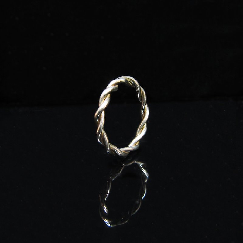 [Cannabis] manually turn took Silver ring. Memorial ring. Lovers' Ring - Couples' Rings - Other Metals Silver