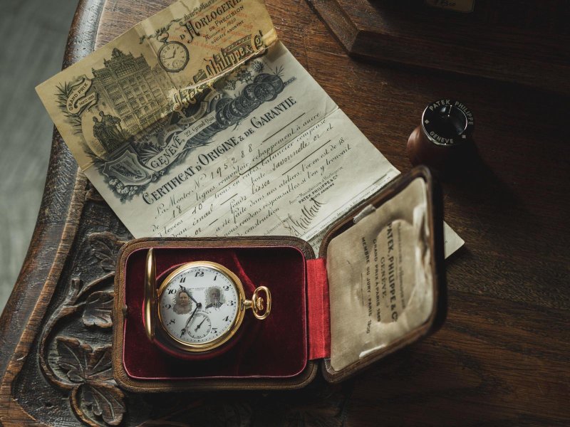 百達翡麗古董陀表 附原產證書/盒 - 其他 - 貴金屬 