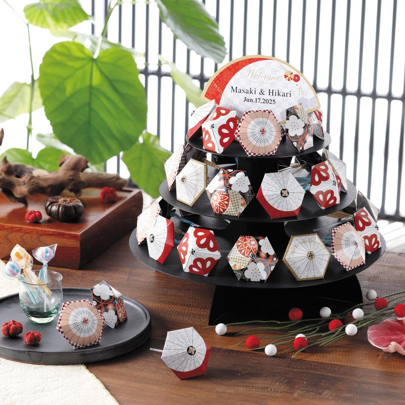 婚禮推薦祝傘(水果棒棒糖)IWAIGASA / 最低起訂量為五個 - 零食/點心 - 紙 多色
