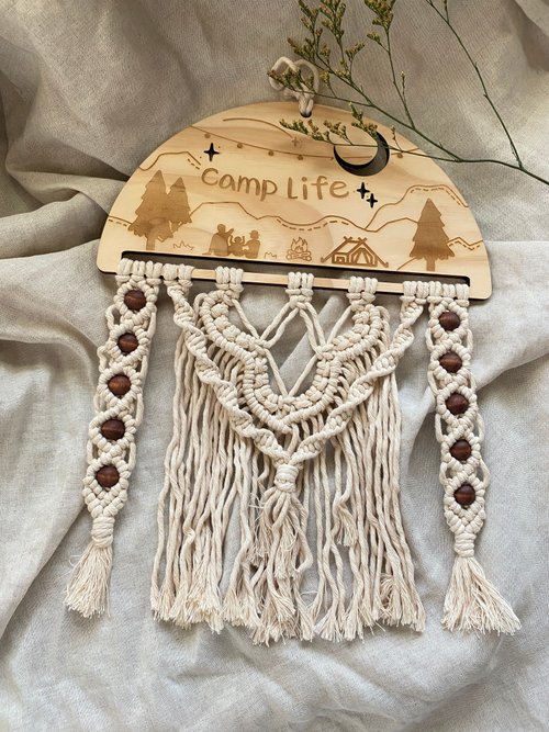 The Ring Art Macrame 編織露營風掛飾-波希米亞