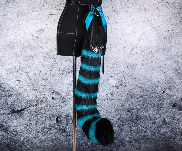 Blue and offers purple cheshire cat furry cosplay tail