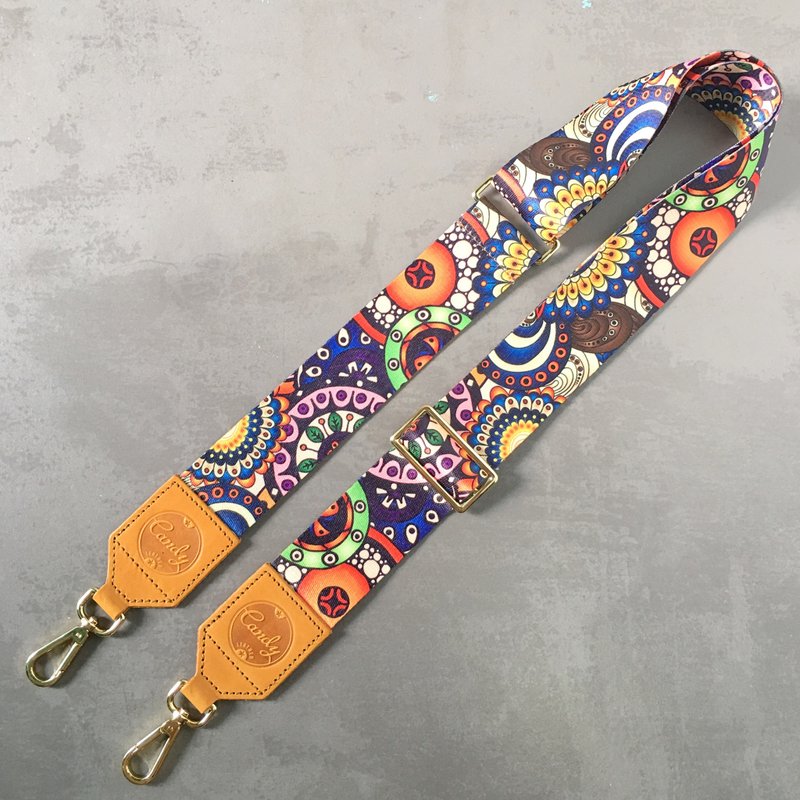 Mix Bohemian Bag Strap - 其他 - 棉．麻 橘色