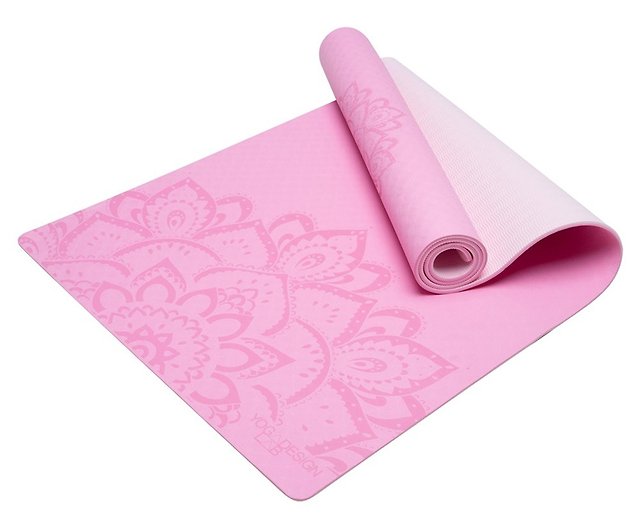 Yoga Design Lab】Flow Mat TPE eco-friendly yoga mat 6mm - Rose