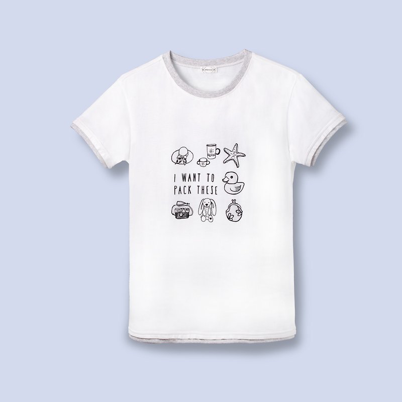 Gray / white T-SHIRT / everyone is a designer parents installed - Other - Cotton & Hemp 