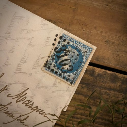 19世紀フランス 100年前の手書き古書簡 - ショップ ct-antique 封筒