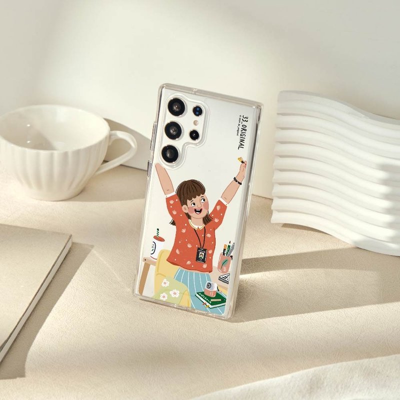 33 original refreshing anti-fall transparent SAMSUNG mobile phone case - เคส/ซองมือถือ - พลาสติก สีใส