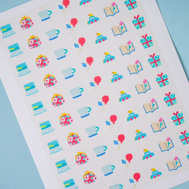 Schedule stickers - Stickers - Paper Multicolor