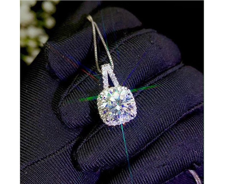 -Moissanite D color VVS net - Necklaces - Diamond 