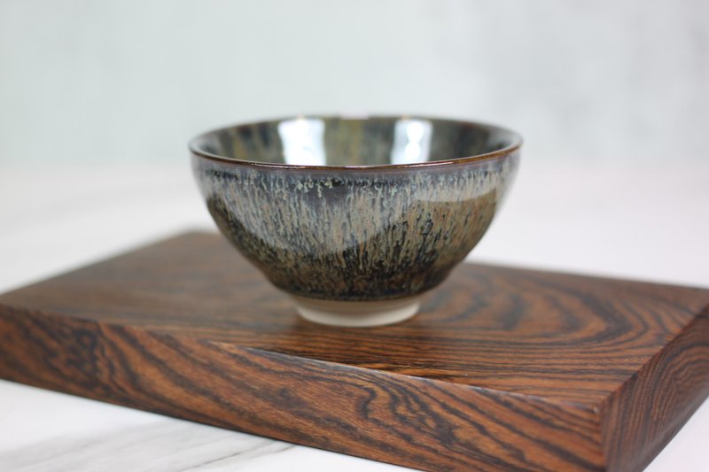 【送禮好物】秋林 天目釉茶杯 茶碗 鶯歌陶藝名家葉敏祥作品 - 茶壺/茶杯/茶具 - 陶 