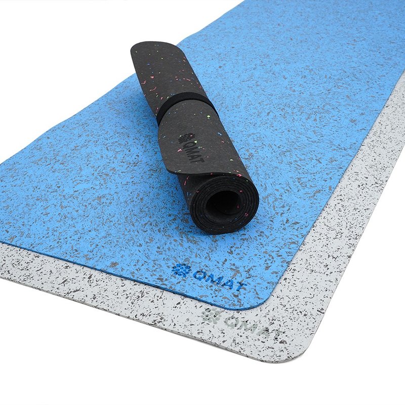 【QMAT】4MMヨガマット-EPRプラスチックリサイクルシリーズ台湾製 - ヨガマット - サステナブル素材 多色